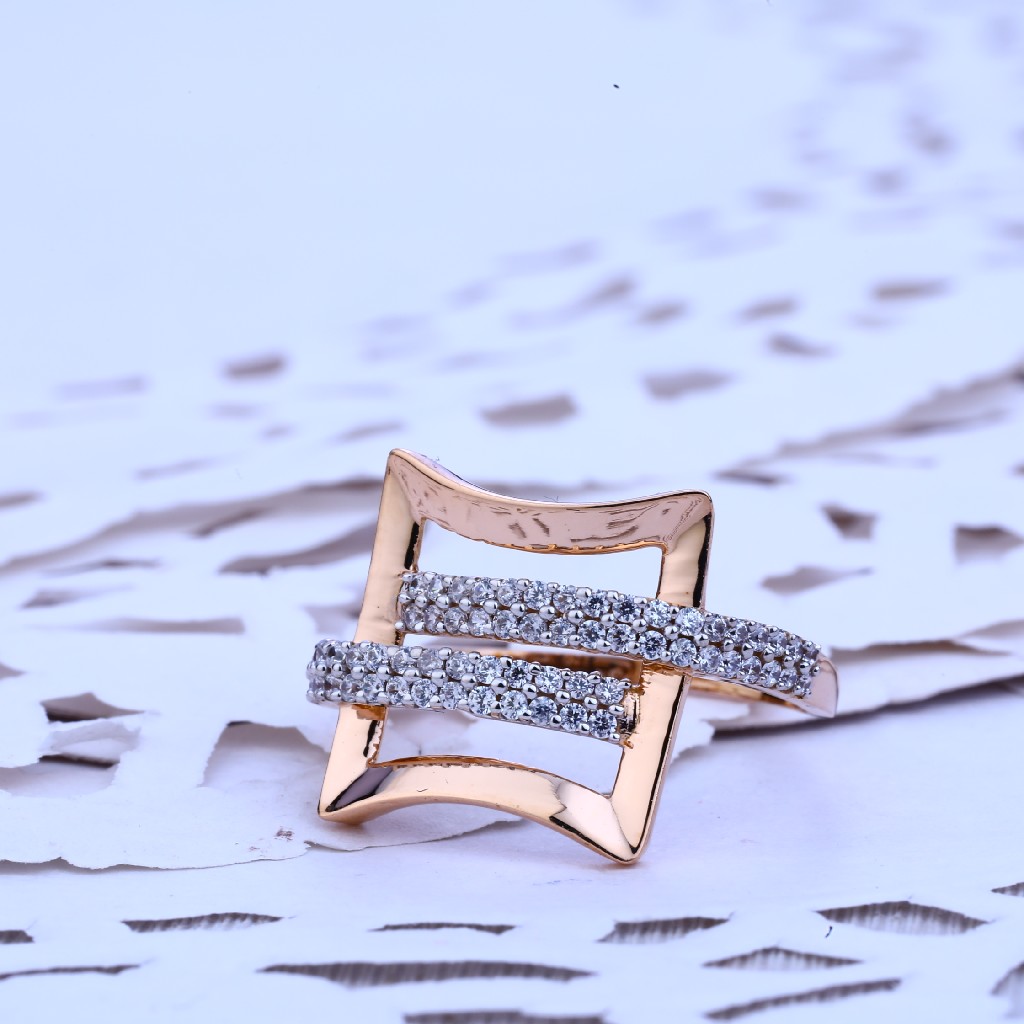 Ladies Rose Gold Fancy Ring-RLR243