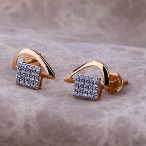 Ladies 76 Rose Gold Earring -RE63