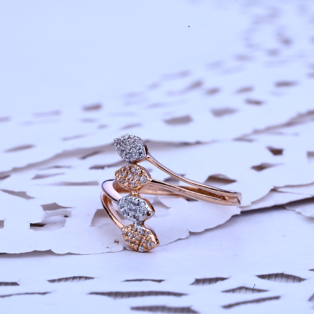 Ladies Rose Gold 18K Exclusive Ring-RLR223