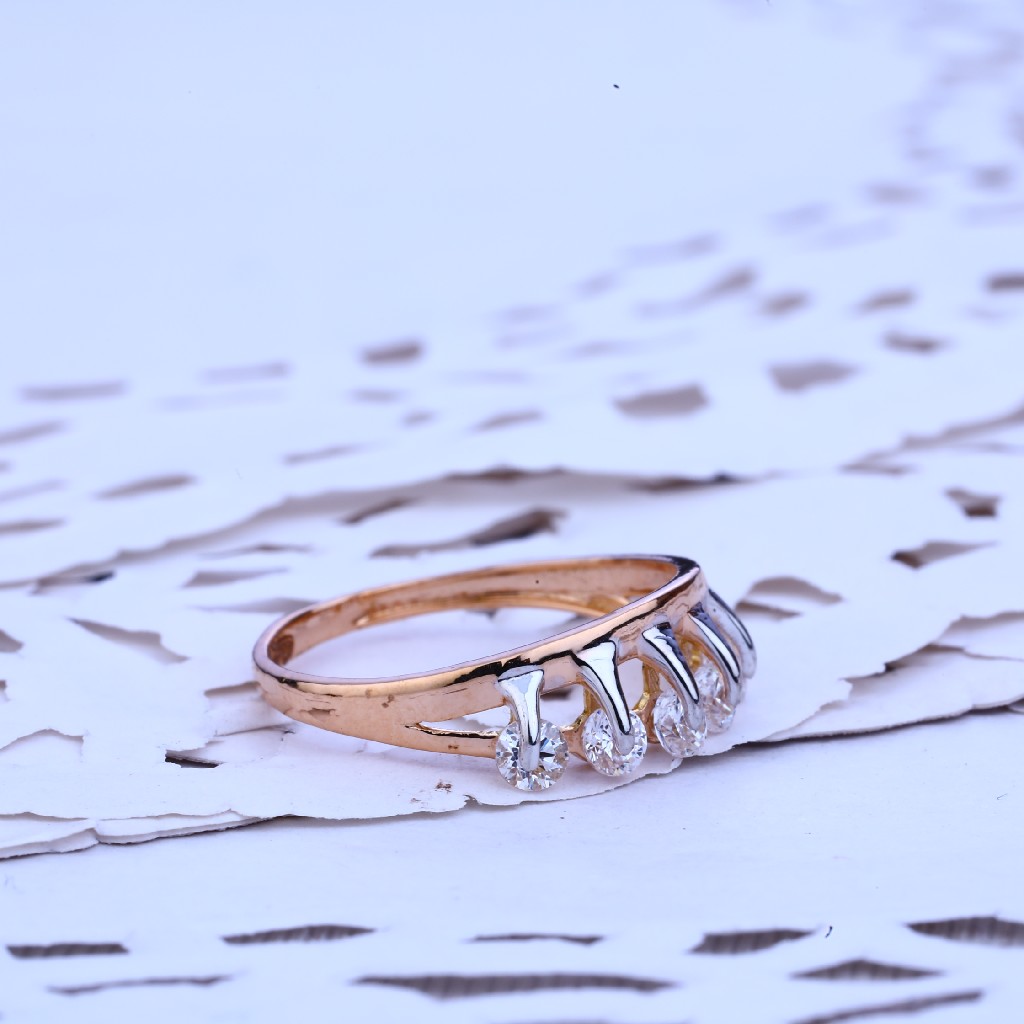 Ladies Rose Gold Designer Ring-RLR220 - Image 3