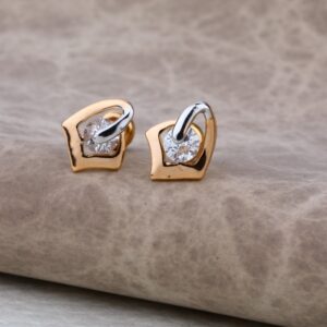 Ladies 76 Rose Gold Designer Earring -RE19