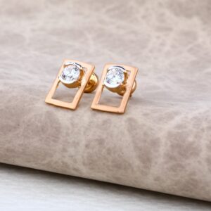 Ladies 75 Rose Gold Designer Fancy Earring -RE09