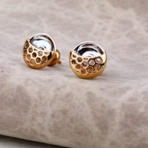 Ladies 75 Rose Gold Fancy Earring -RE05