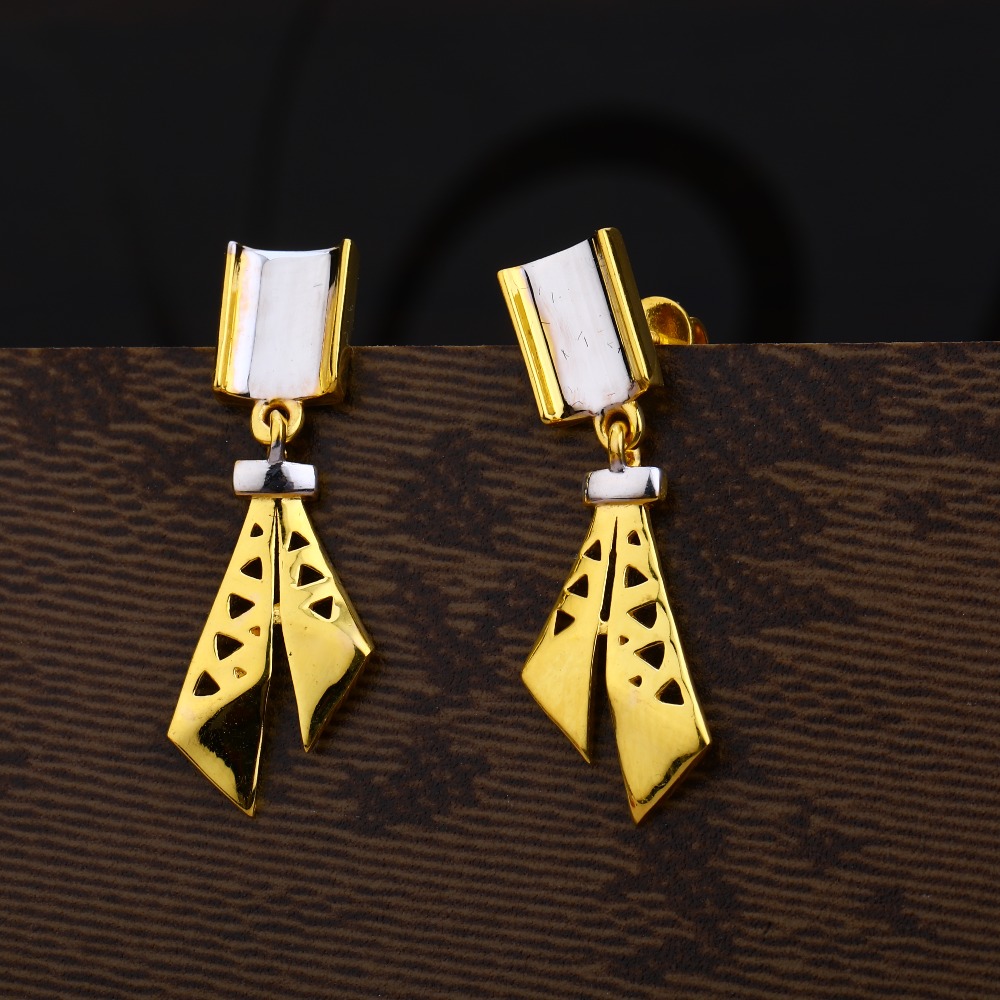 Ladies 916 Gold Fancy Earring -LPE213