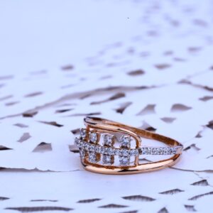 Ladies Rose Gold Ring-RLR187