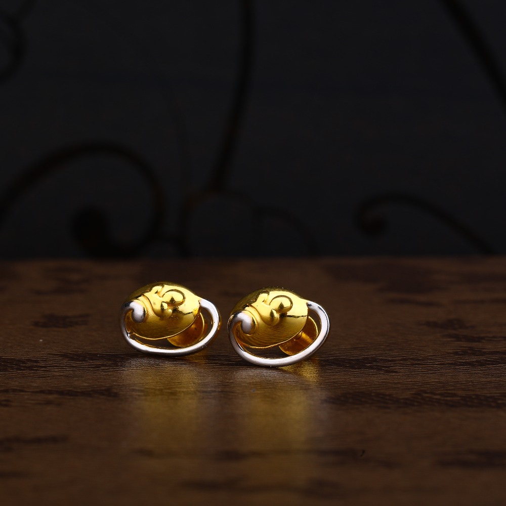 Ladies 916 Gold Casting Cz Earring -LPE191