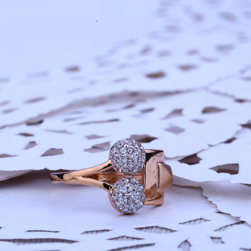 Ladies Rose Gold Fancy Ring-RLR176
