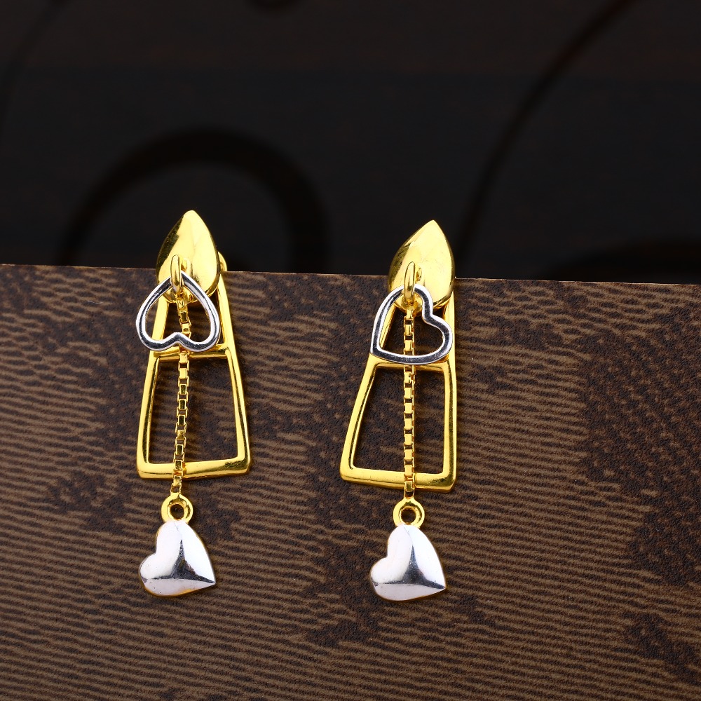 Ladies 916 Gold Fancy Earring -LPE160