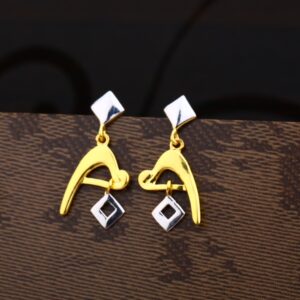 Ladies 22K Gold Fancy Earring -LPE159