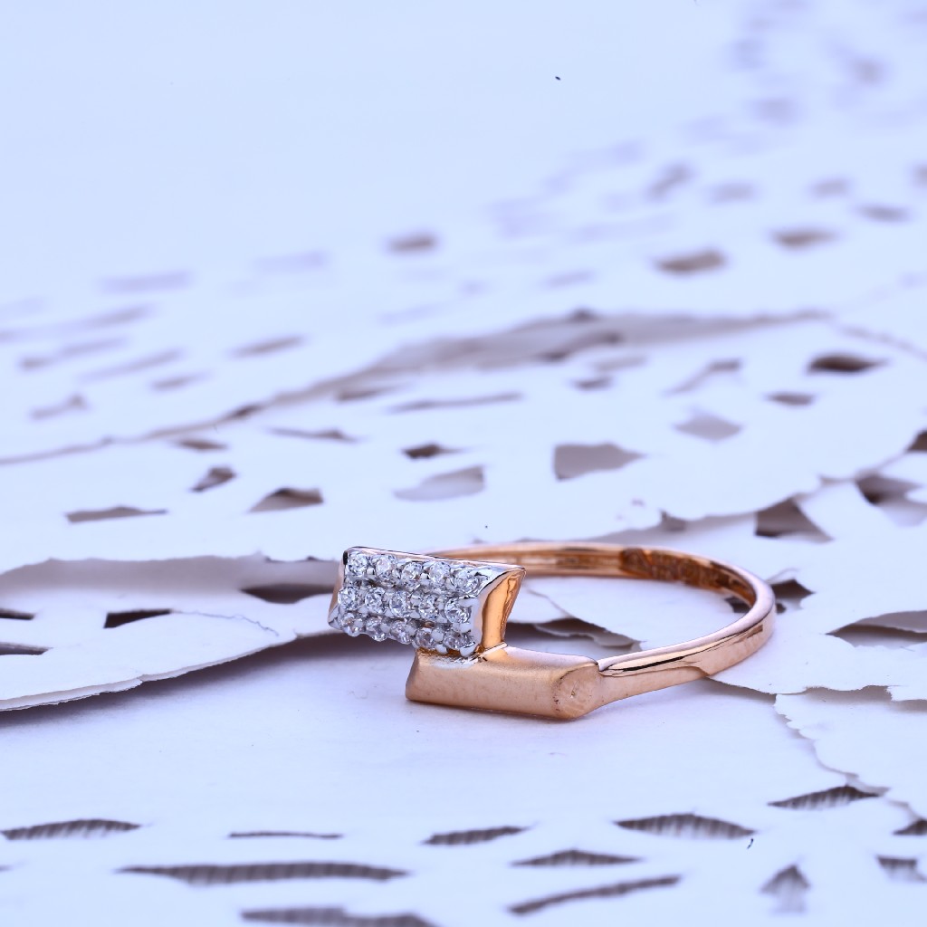 Ladies Rose Gold Delicate Ring-RLR160