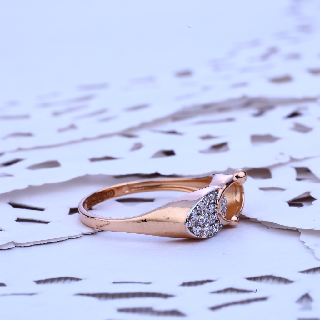 Rose Gold Ladies Ring-RLR156 - Image 2