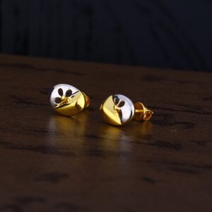 Ladies 22K Gold Fancy CZ Earring -LPE148