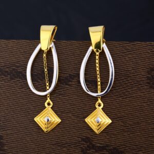 Ladies 916 Gold Casting Delicate Earring -LPE126