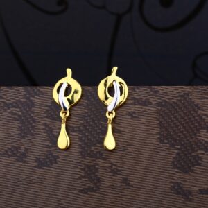Ladies 22K Gold Casting Designer Earring -LPE83
