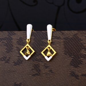 Ladies 22K Gold Latkan Plain Earring -LPE79