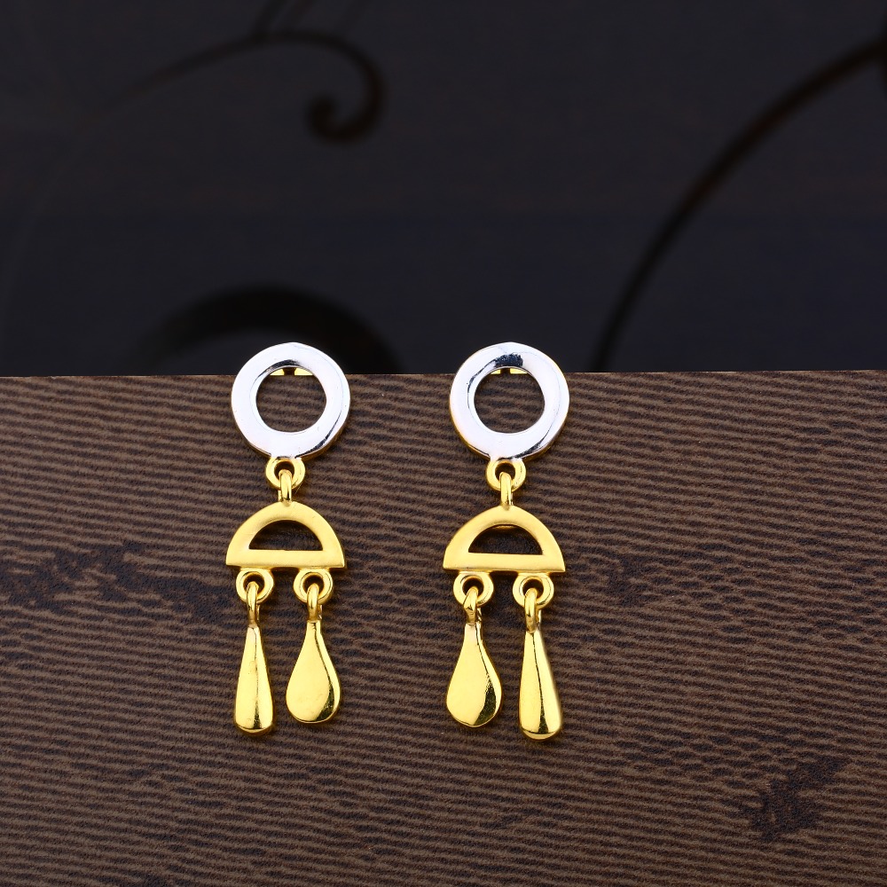 Ladies 916 Gold New Fancy Earring -LPE36