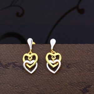 Ladies 22K Gold New Designer Plain Earring -LPE31