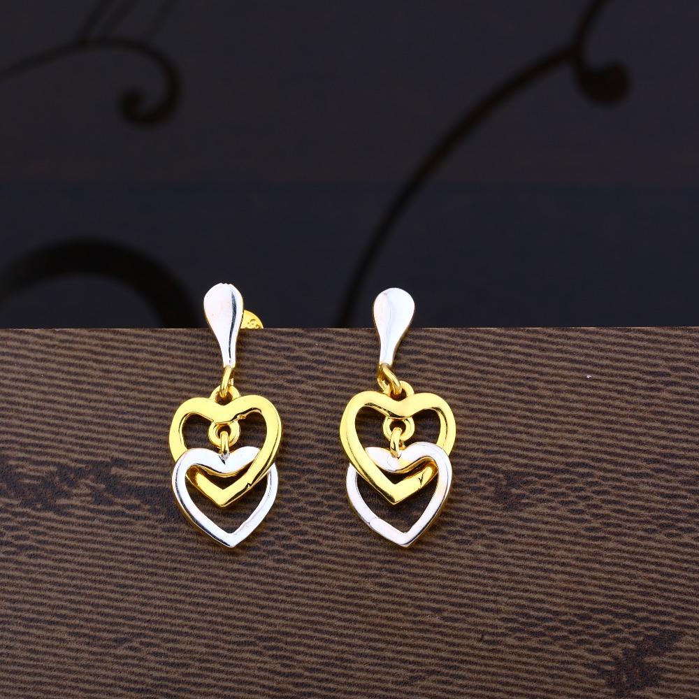 Ladies 22K Gold New Designer Plain Earring -LPE31