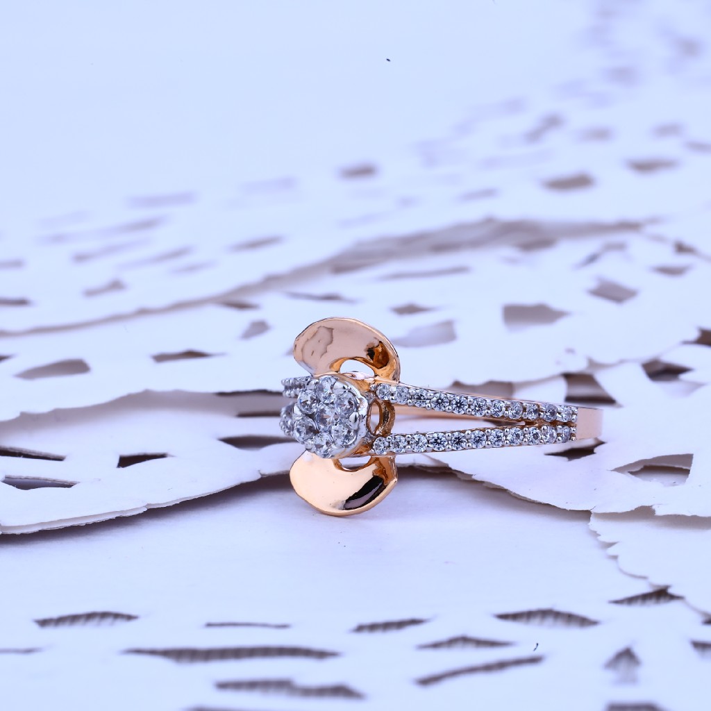 Rose Gold 18K Ladies Ring-RLR148
