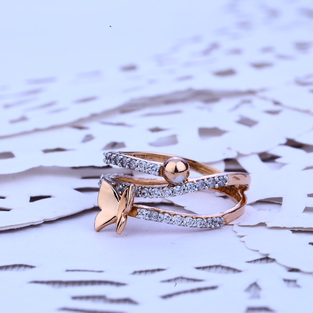 Ladies Rose Gold Ring-RLR146