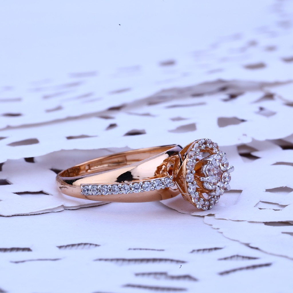 Ladies Rose Gold Fancy Ring-RLR136 - Image 3