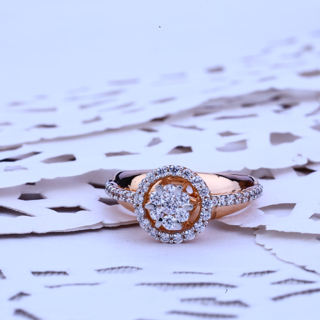 Ladies Rose Gold Fancy Ring-RLR136 - Image 2