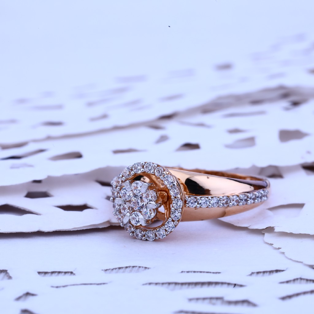 Ladies Rose Gold Fancy Ring-RLR136