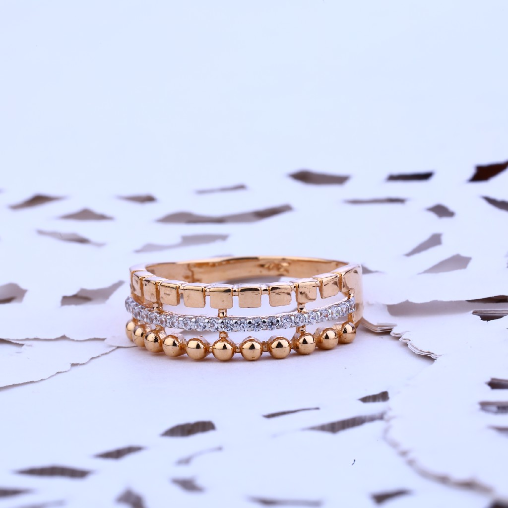 Rose Gold Ladies Ring-RLR111