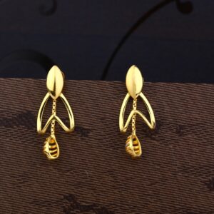 Ladies 22K Gold New Pain Earring -LPE14