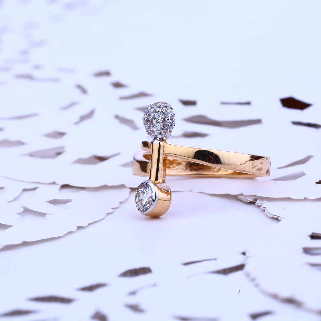 Rose Gold Ladies Gold Ring-RLR106