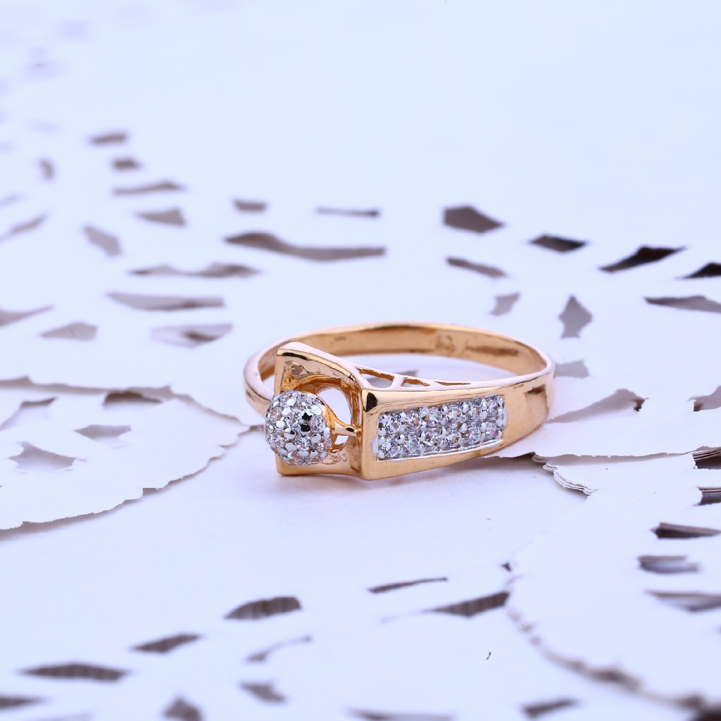 18K Rose Gold Fancy Ring-RLR102