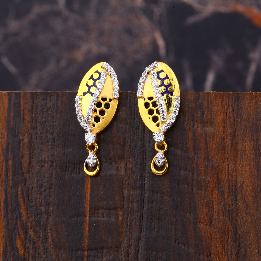 Ladies 22k Designer Earring -LFE274