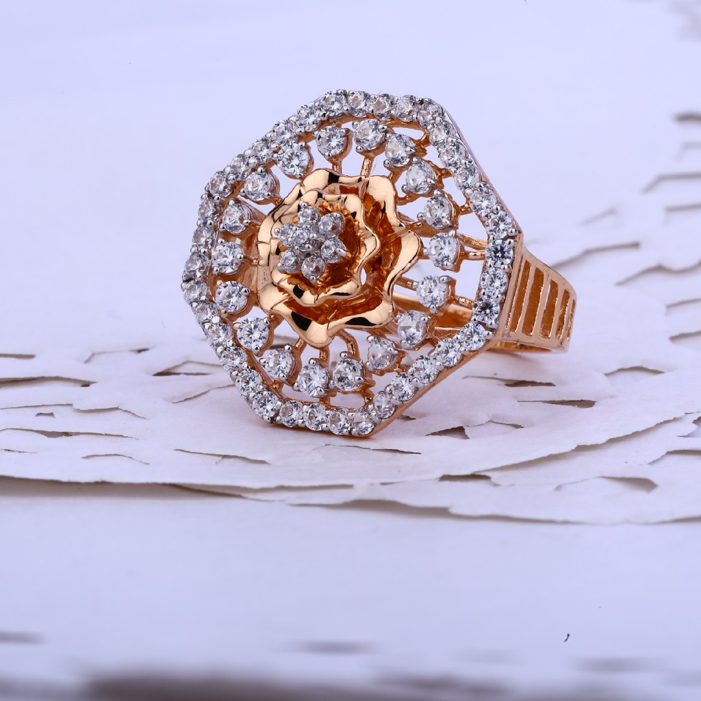 Rose Gold Ladies Ring-RLR80
