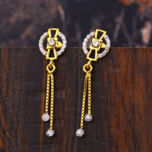 Ladies 22K Gold Fancy Latkan Earring -LFE252
