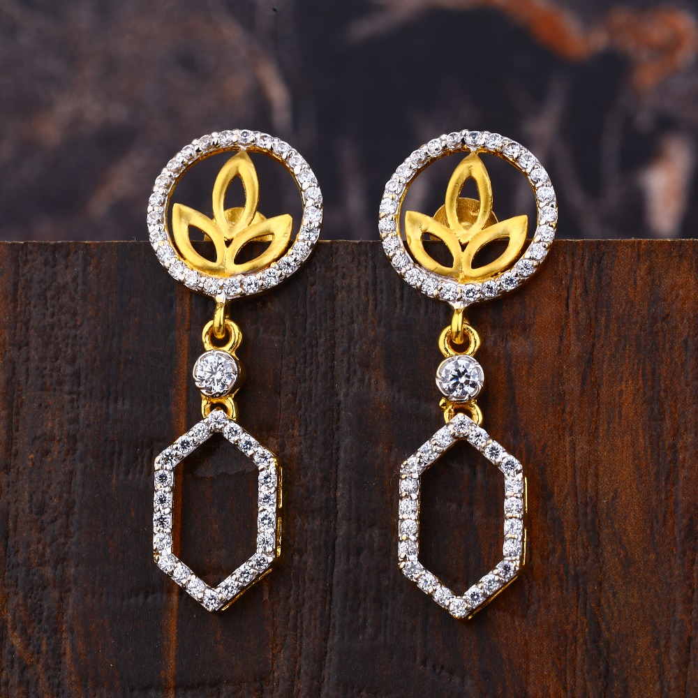 Ladies 916 Gold Latkan Earring -LFE251