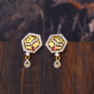 Ladies 22K Gold Fancy Earring -LFE229