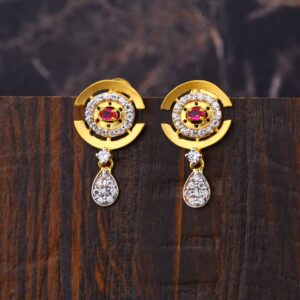 Ladies 916 Gold Fancy Designer Earring -LFE212