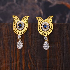 Ladies 916 Gold Fancy Casting Earrings -LFE200