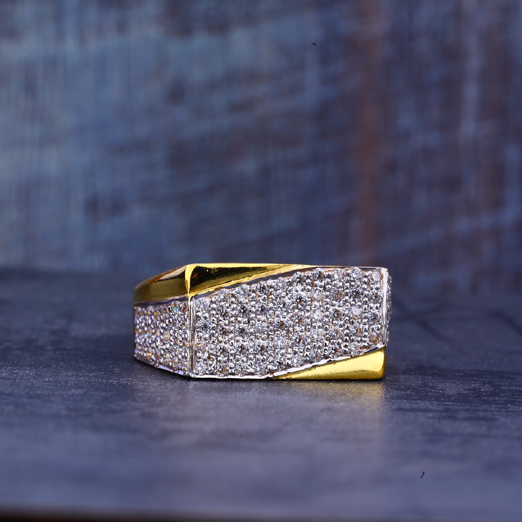 Mens Gold Designer Daily Wear Ring-MR427