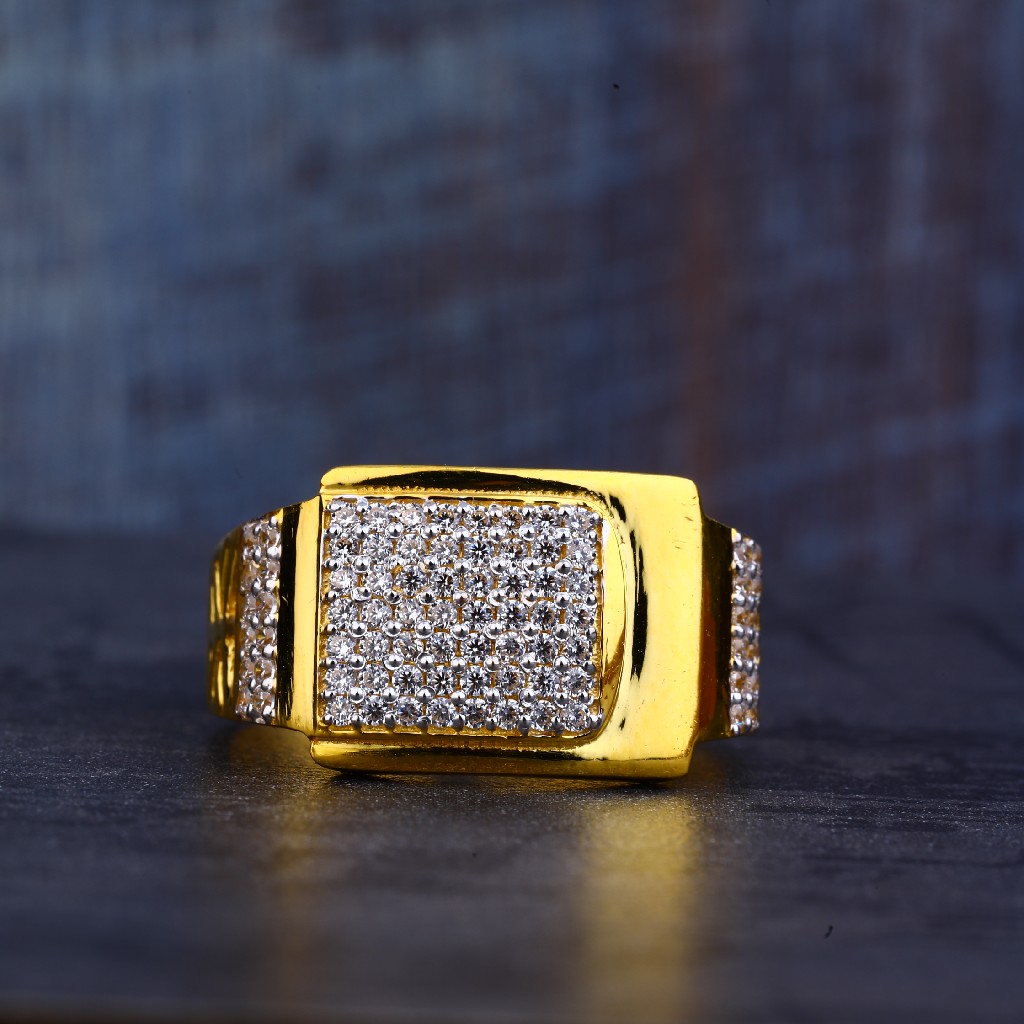 Mens 916 Gold Casting Fancy Ring-MR419