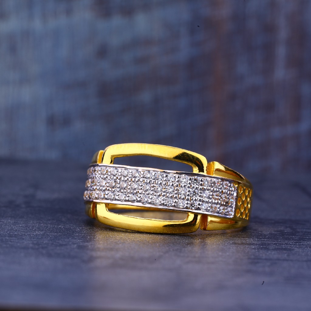 Mens 22K Gold Ring-MR404