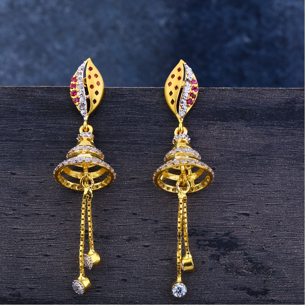 Ladies 916 Gold Jummar -LJE125