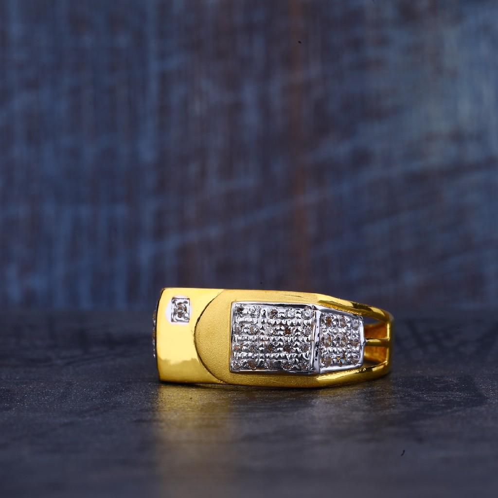 916 Gold Mens Ring-MR368