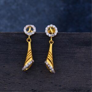 Ladies 22K Gold Jummar Antique Earrings -LJE120