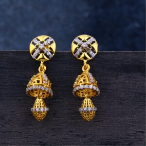Ladies 22k Gold Jummar Earrings -LJE116