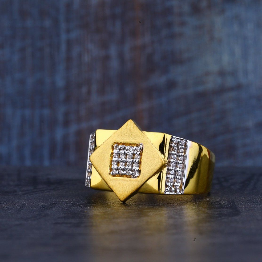 916 Gold Casting Mens Ring-MR358