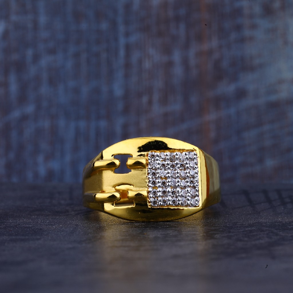 Mens Gold 22K Casting Ring-MR357