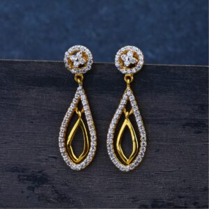 Ladies 916 Gold Jummar Fancy Earrings-LJE100