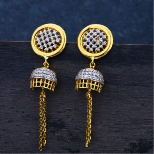Ladies 916 Gold Earrings -LJE82