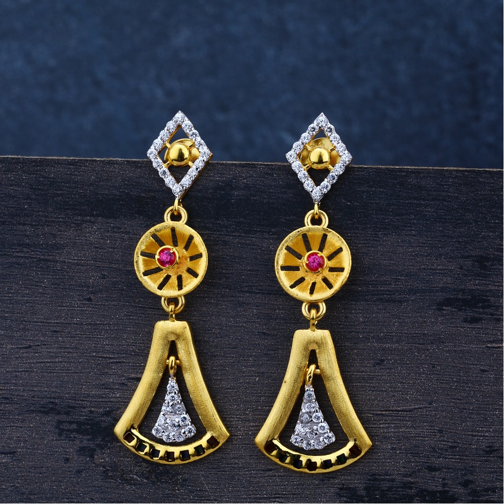 Ladies Gold 22K Jummar Earring -LJE80